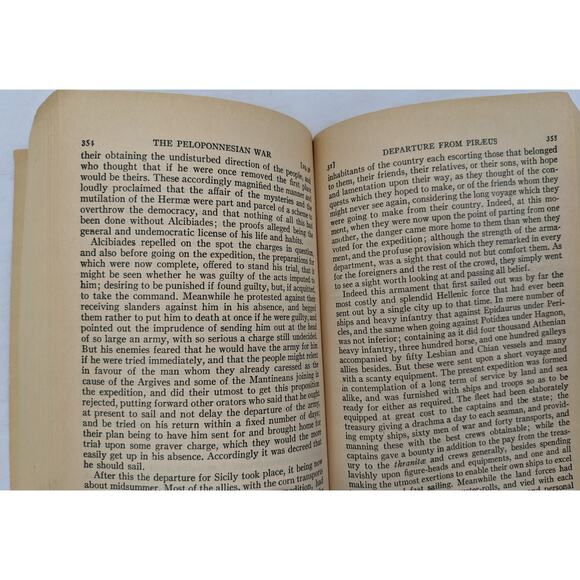 Peloponnesian War By Thucydides Library College Editions Vintage Paperback 1951 - Picture 15 of 16